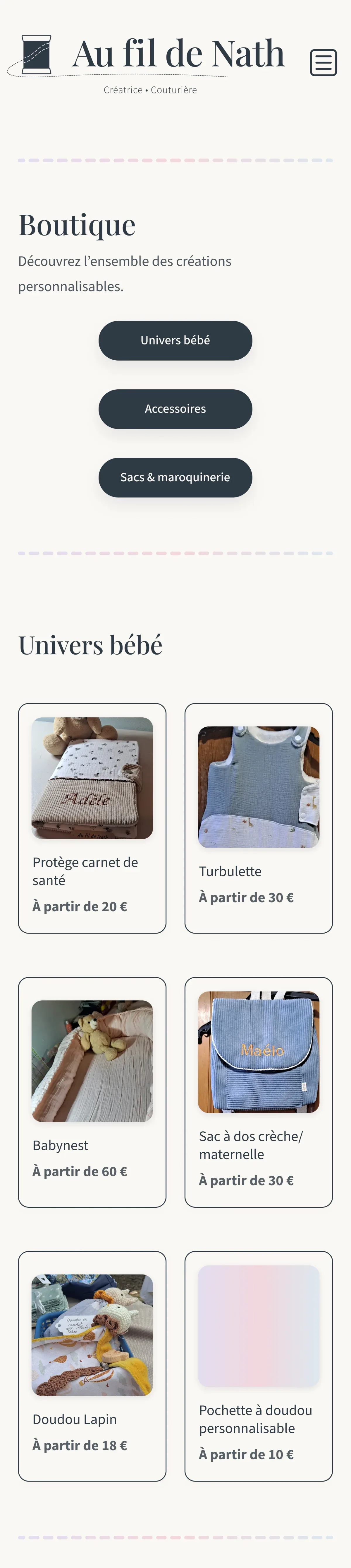 Boutique mobile — vue d'ensemble.